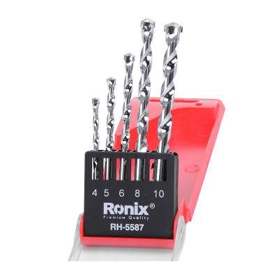 Ronix Model Rh-5587 Mini Hand Tools Masonry Drill Bit Set