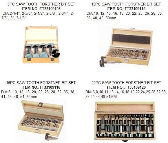 20PCS Forstner Drill Bit Set in Wooden Box