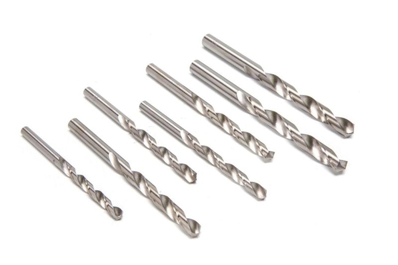 White Color Polished Type HSS Drill Bits for Metal Drilling