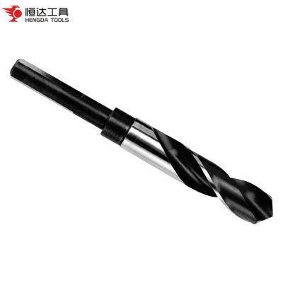 High Speed Steel Twist Drill Bits Ground Flute Black Oxide 1/2 Reduced Shank Drill