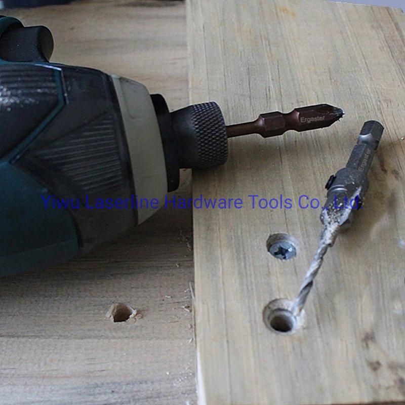 High Speed Steel Drill Bit with Countersink Bit