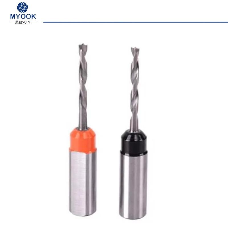 Solid Alloy Row Bit Technology Type 1 Through Hole Drill Woodworking Row Bit Row Bit
