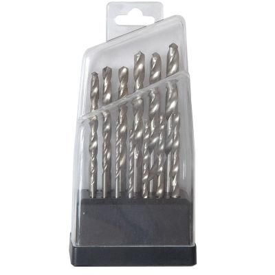 13PCS Ergaster Tools Bright Finish HSS Twist Drill Set