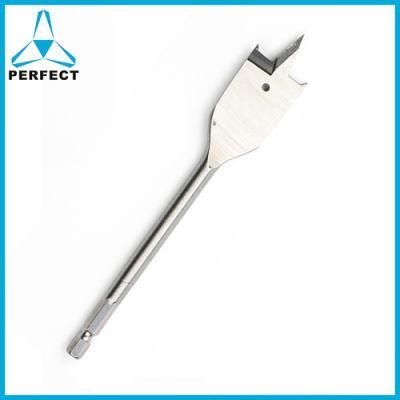 Hexagon Shank Tri-Point Paddle Boring Flat Wood Spade Drill Bit