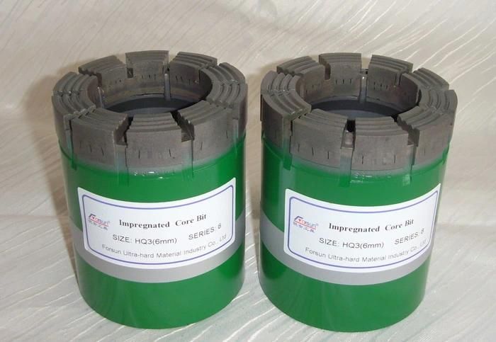 Wire-Line Impregnated Diamond Core Bit (PQ3 HQ3 NQ3)