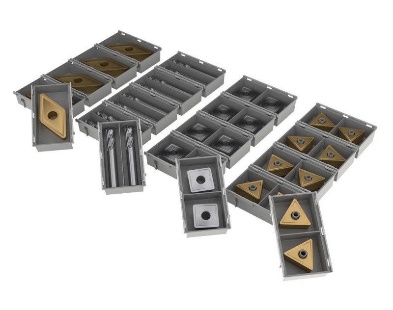 ABS Plastic Insert Split Packaging Box for Carbide CNC Blades