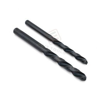 Black-Oxide HSS Straight Shank Twist Drill Bits for Metal, Stainless Steel