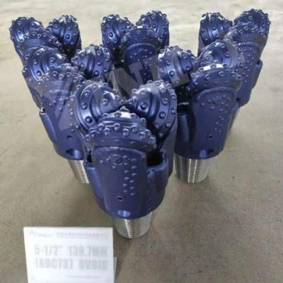 Regular Tri-Cone Bit 5 1/2&quot; IADC737 for Water/Oil Well Drilling