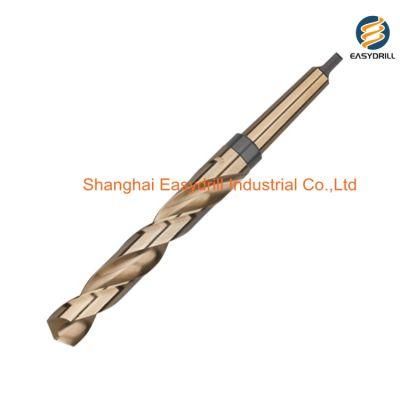 DIN345 HSS Cobalt M35 Drills HSS Drill Morse Taper Shank Drill Bit for Stainless Steel and Matel Drilling (SED-HTSC)