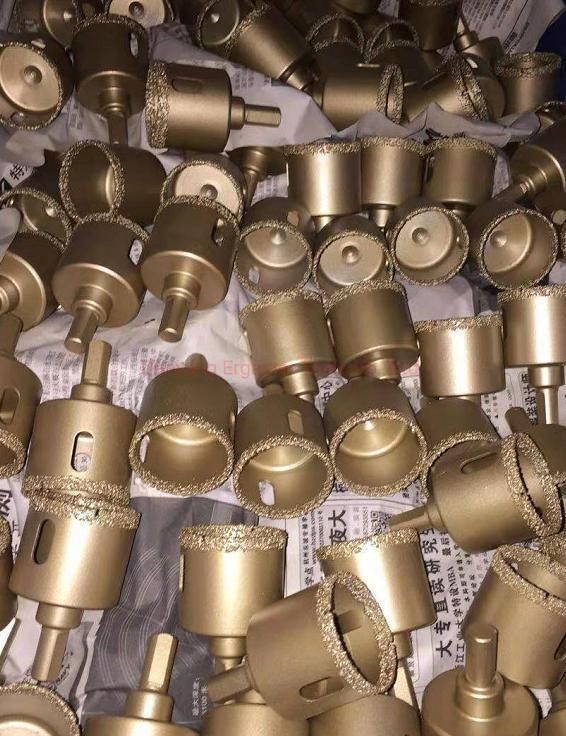 Vacuum Brazed Diamond Core Drill Bit with Dry Drilling