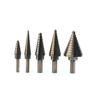 Tri-Flat Shank Straight Flute Step Sets Drill Bit for Metal