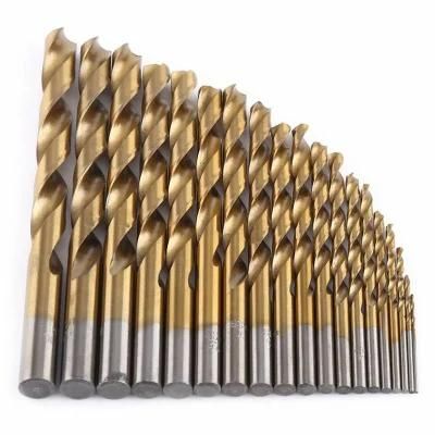 19 PCS HSS Cobalt/ Ton Coated Drill Bit Set 1mm-10mm for Drilling Wood, Aluminium, Plastic, Metal