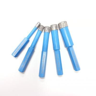 5 PCS Hex Shank Vacuum Brazed Drilling Core Bits Ceramic Tile Marble Drill Bits