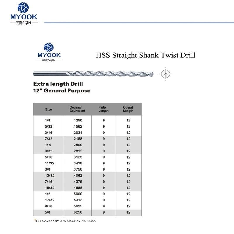 View Larger Image Precision 12mm Extra Length Aircraft HSS Long Metric Twist Drill Bits for Steel Precision 12mm Extra Length Aircraft HSS Lon