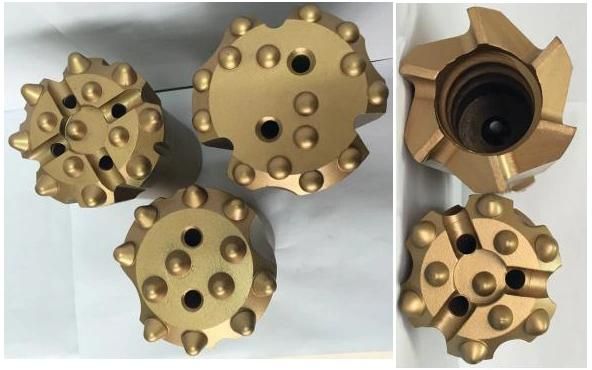 76mm 89mm T45 Threaded Button Bits for Hard Rock Mining Drilling