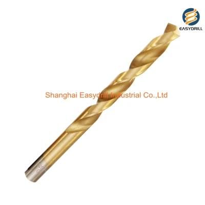 DIN338 Jobber Length HSS Jobber Drills HSS Drill Rolled Titanium Twist Drill Bit for Stainless Steel Metal Aluminium (SED-HTRG)