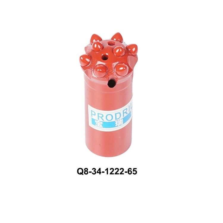 Q7-41-7 22-75mm Tapered Button Drill Bit for Quarrying and Mining