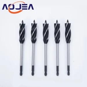 HSS Welded Head Wood Hole Saw Quad Auger Drill Bit