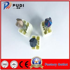 Tungsten Carbide 4 Flutes Chamfering Milling Cutter with Altin Coated