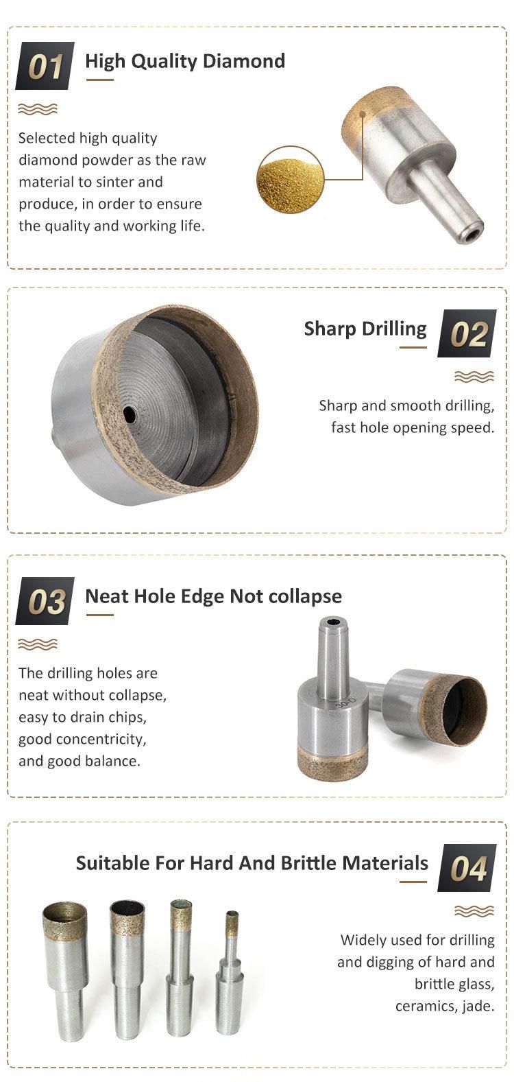 Diamond Hole Bit Diamond Core Hole Drill Bits for Porcelain Tile