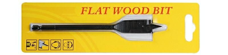 6 PC Spade Drill Bit Set Paddle Wood Boring Flat Woodworking Titanium Coated