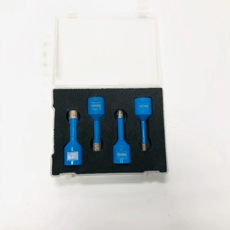 Vacuum Brazed Diamond Core Drilling Bits Set Tile Hole Cutter for Ceramic