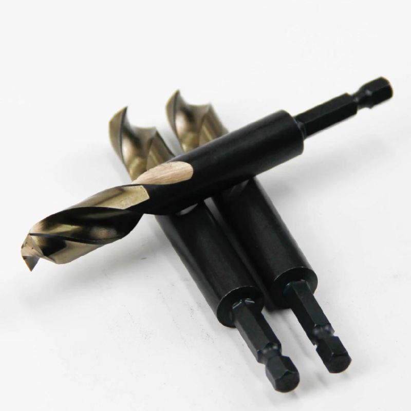 Goldmoon High Quality Us Standard HSS Twist Short Drill for Metal with Hex Shank