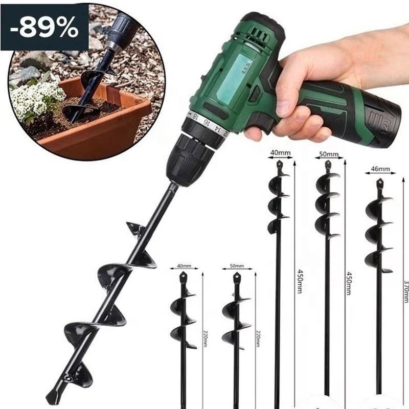 Pilihu Rapid Planter Digging Hole Stamping and Welding Spiral Garden Auger Drill Bit