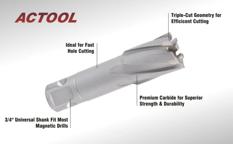 Tct Annular Cutter with Universal Shank