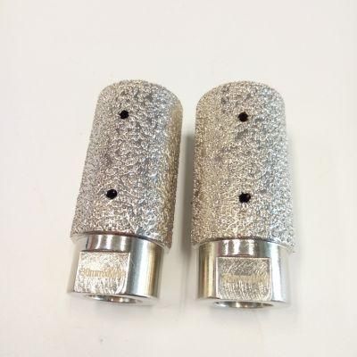 30mm Vauum Brazed Diamond Milling Cutter Finger Bits for Stone