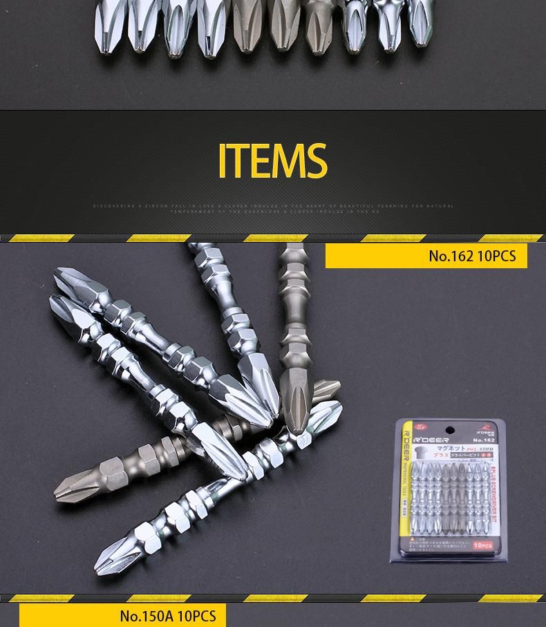 Rdeer Hand Tools Screwdriver Bit Set