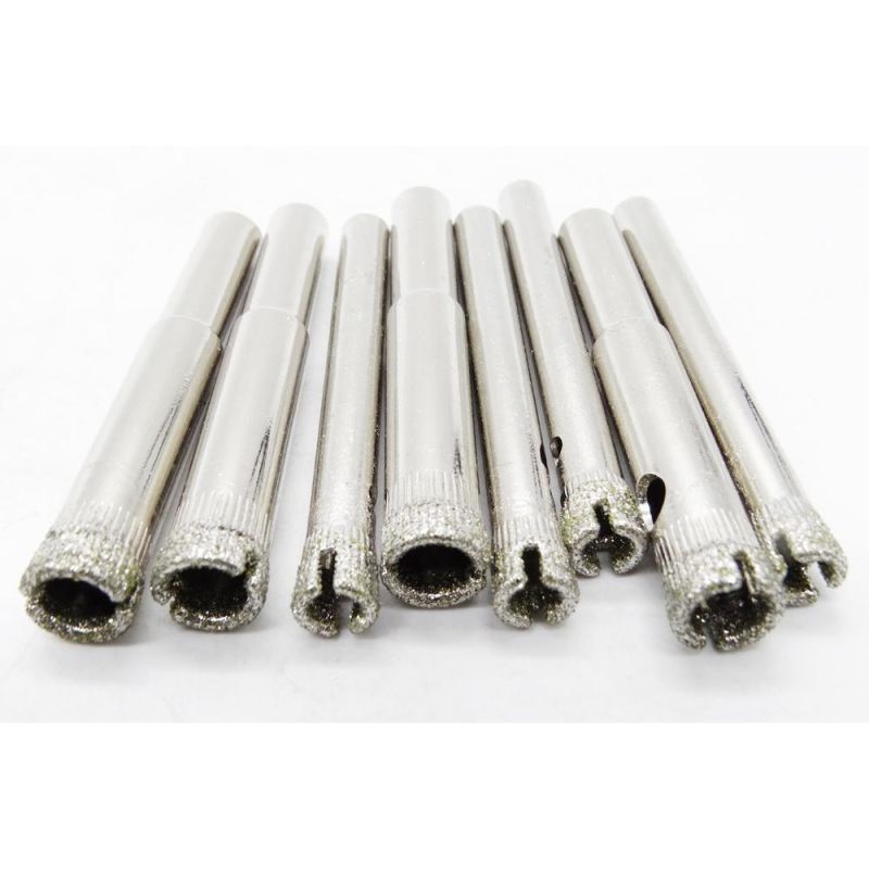 6 mm Electroplate Diamond Coated Drill Bit for Glass