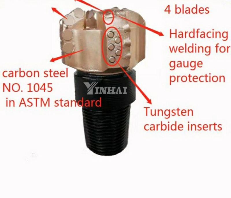 Suppiled by Manufacturer PDC Drill Bit 6 1/2 Inch 165.1 mm for Petroleum Exploration