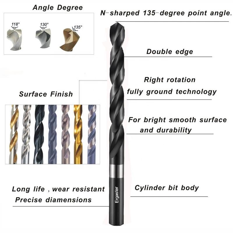 DIN338 HSS Twist Drill Bit for Metal