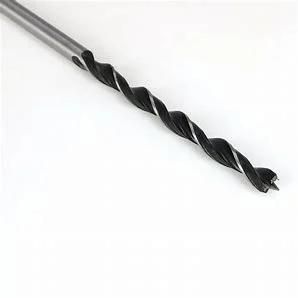 Quick Change Hex Shank Single Flute Long Wood Auger Drill Bit with Stem for Wood Drilling