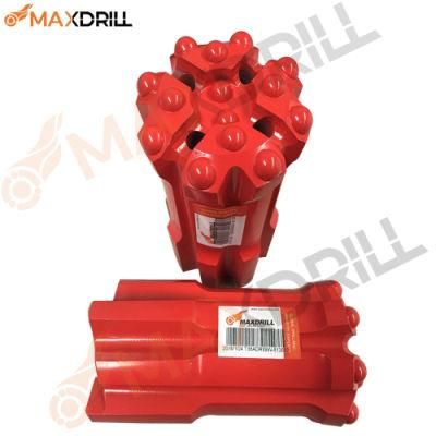 Maxdrill High Quality Tung Carbide T38 64mm to 89mm Thread Button Bit for Drifting and Tunneling