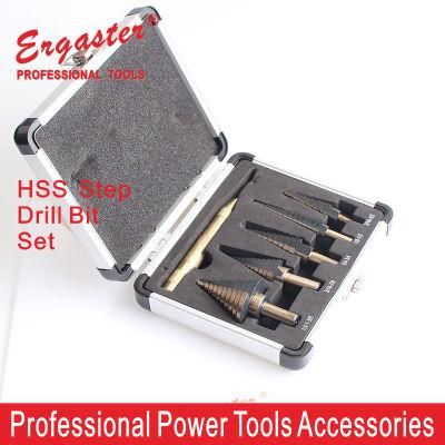 5PCS HSS Cobalt Hole Large Metal Step Drill Bit