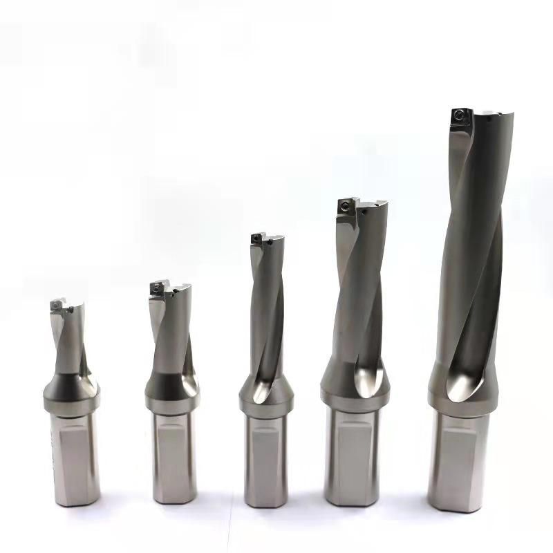 Durable Index-Able High Speed Carbide Milling U Drill Bit Milling Cutter Using for Metal/Wood Cutting CNC Drilling Center and Lathe Machine Center