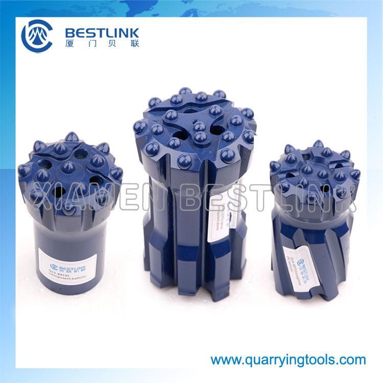 64mm 76mm T38 Thread Ballistic New Drop Center Button Bits