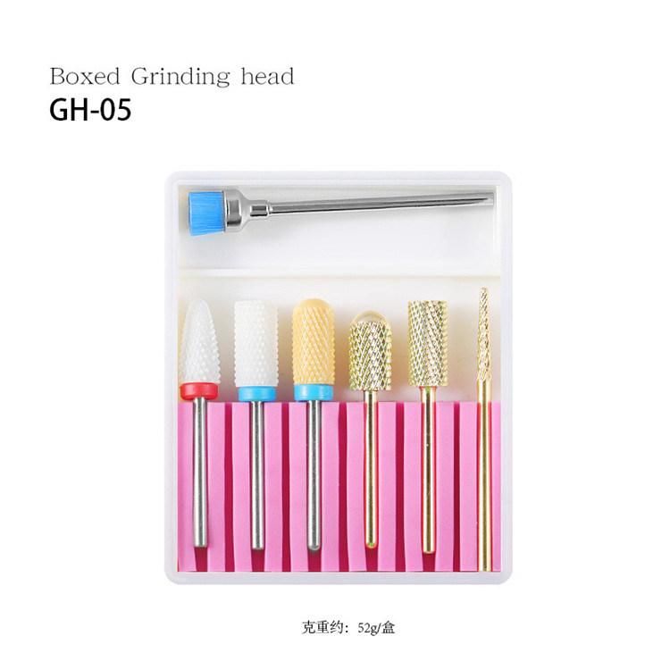 Wholesale 7PCS Nail Drill Machine Carbide Bit Kit, Manicure Grinder Equipment Head Set Nails