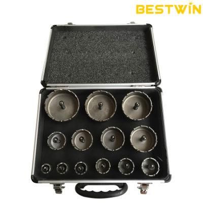 19-75mm Tct Hole Saw Drill Bit Alloy Carbide Cobalt Steel Cutter Metal Cutting Kit