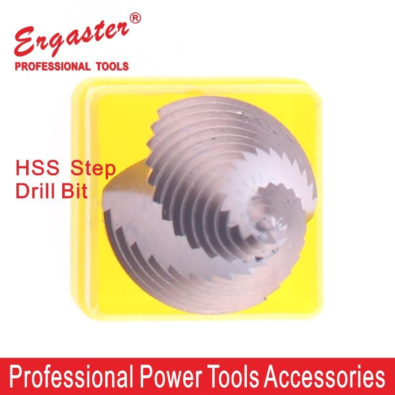 HSS 4-12mm Spiral Grooved Step Drill Bit Titanium Coated