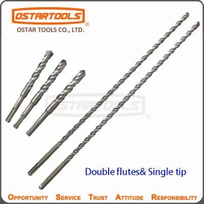 10mm X 450mm SDS Hammer Drill Bit with Double Flutes and Single Tip
