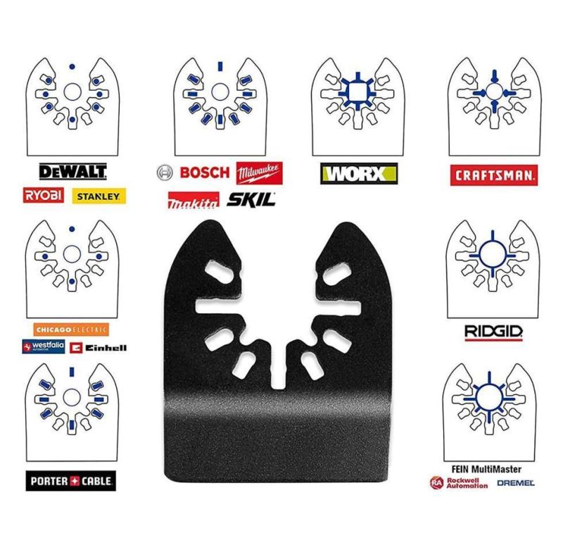Fast Cut Push Hcs Hacksaw Oscillating Multitool Cutting Saw Blade for Cutting Drywall Wood