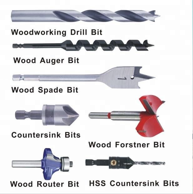 Industry Quality Hex Shank Wood Auger Drill Bit with Fix Bushing
