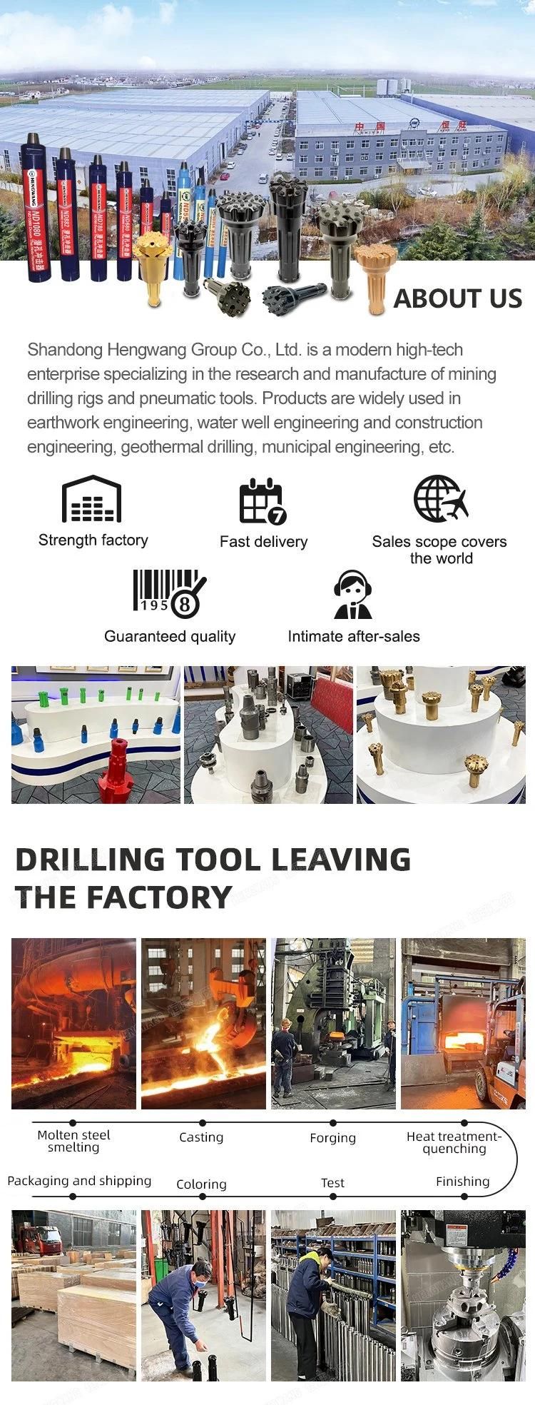 Pneumatic Drill Rig Drill Bits for High Pressure DTH Hammers