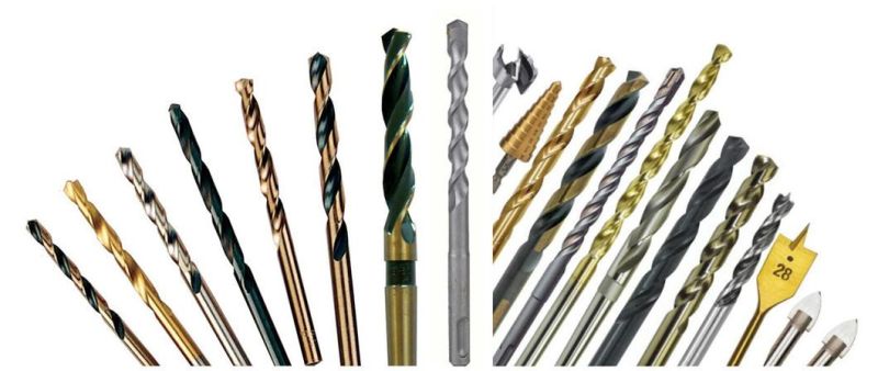 Drill Bits Series for Metal Masonry Glass Wood PVC Drilling Works