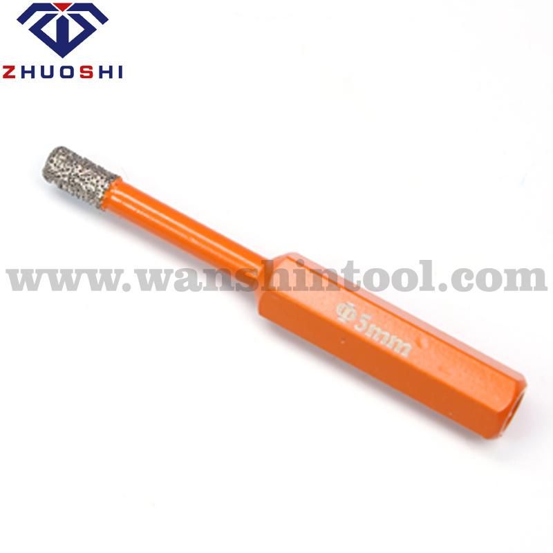 Premium Quality Vacuum Brazed Hex Drill Bit Porcelain Tile Bit