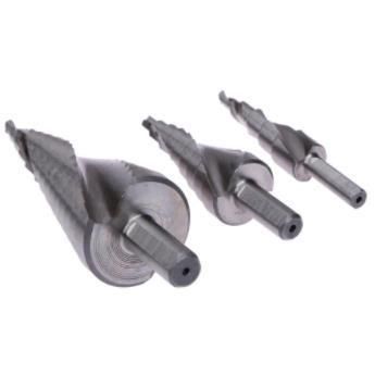 3PCS HSS Step Drill in Metal Case (GMAS004)