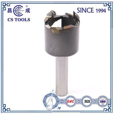 Carbide Insert Alloy Cutter Hollow Drill Bit with Inner Cooling Hole